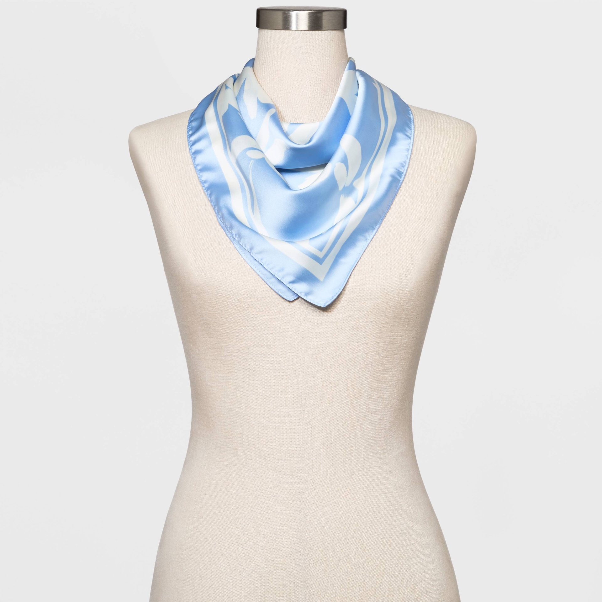 slide 1 of 3, Women's Abstract Print Scarf - A New Day Blue, 1 ct