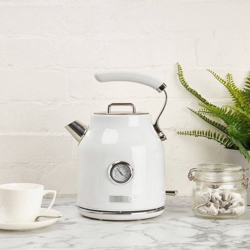 Haden Dorset 1.7L Stainless Steel Electric Kettle - Ivory