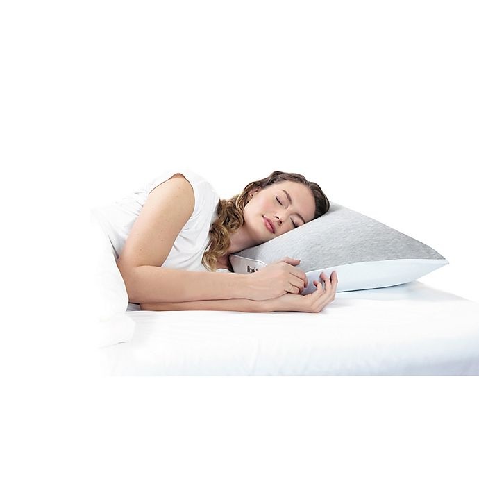 slide 2 of 3, Brookstone BioSense Charcoal-Infused Pillow - White, 1 ct