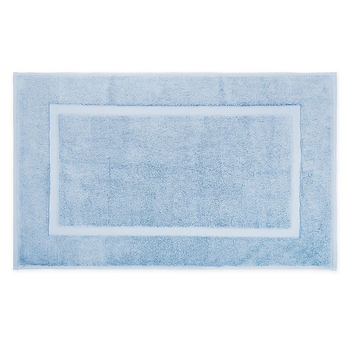 slide 1 of 9, Wamsutta Egyptian Cotton Bath Mat - Blue Fog", 21 in x 34 in