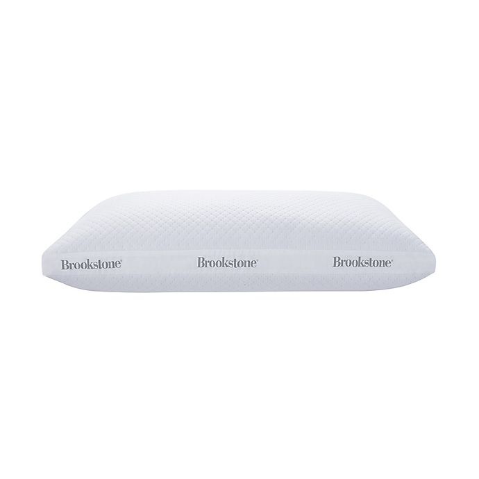 slide 2 of 4, Brookstone THERMO-STAT Down Alternative Back/Stomach King Sleeper Bed Pillow, 1 ct