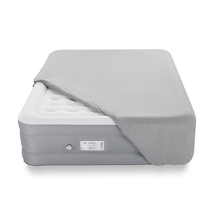 slide 2 of 9, Brookstone Perfect Full Air Mattress, 18 in