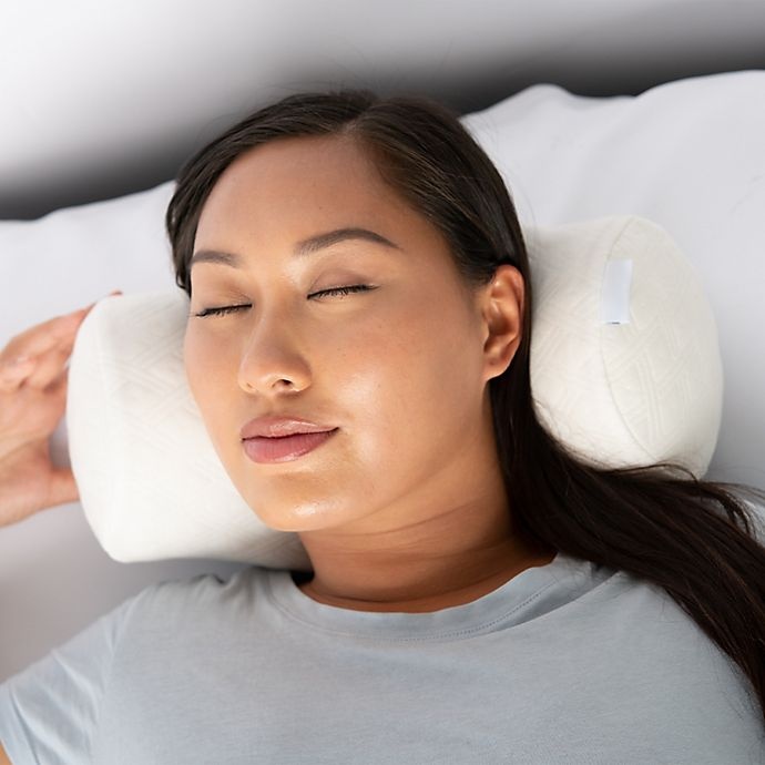 slide 3 of 7, Therapedic Neck Roll Pillow - White, 1 ct