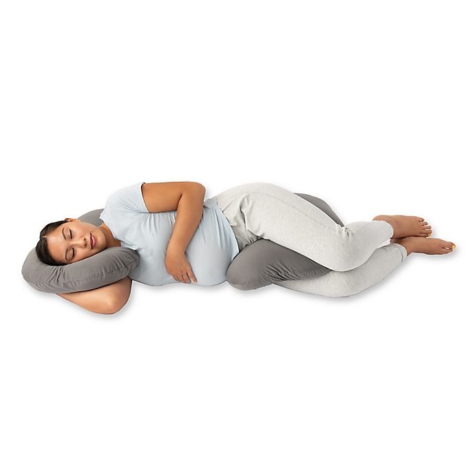 slide 5 of 7, Therapedic Pregnancy Pillow - Grey, 1 ct