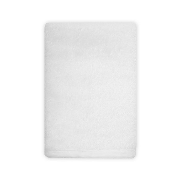 slide 1 of 2, Haven Organic Cotton Terry Hand Towel - Bright White, 1 ct