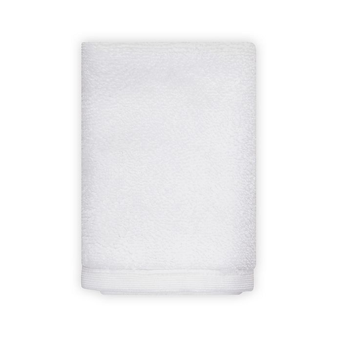 slide 1 of 2, Haven Organic Cotton Terry Washcloth - Bright White, 1 ct