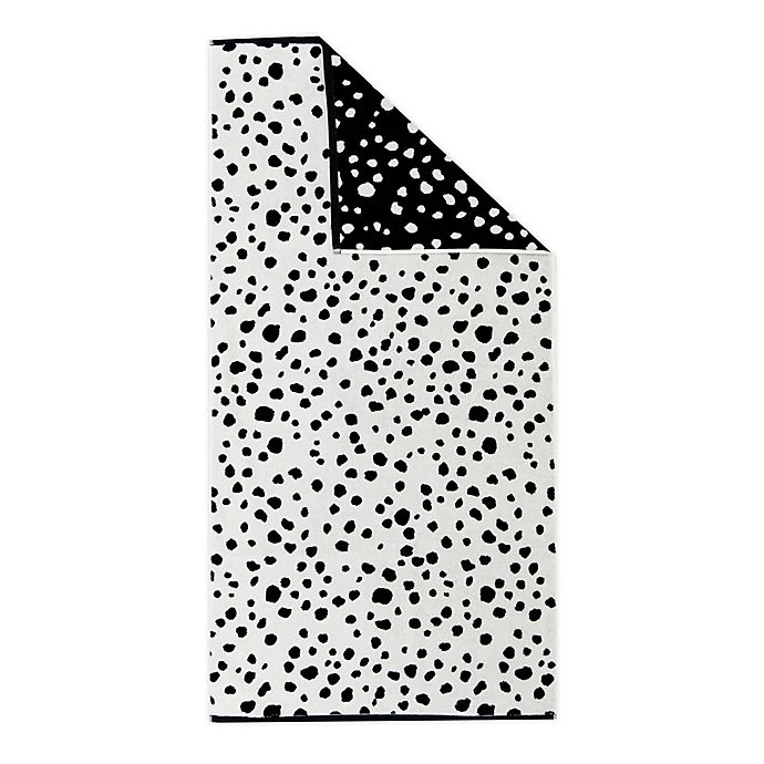 slide 2 of 2, Marmalade Kids Towel Black Dots Bath, 1 ct