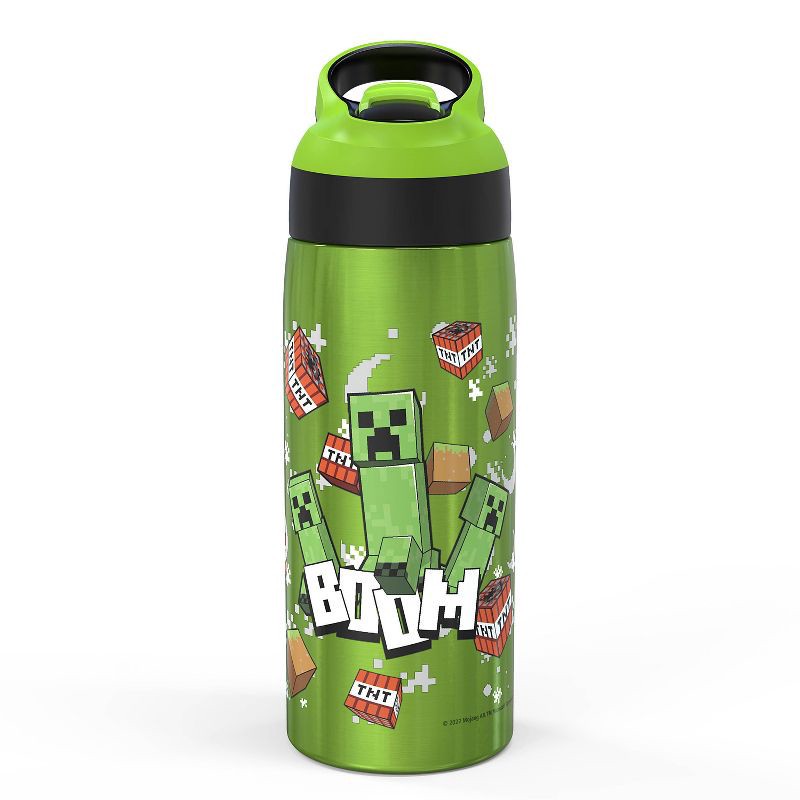 slide 1 of 5, Minecraft 19oz Stainless Steel Double Wall Water Bottle - Zak Designs, 19 oz