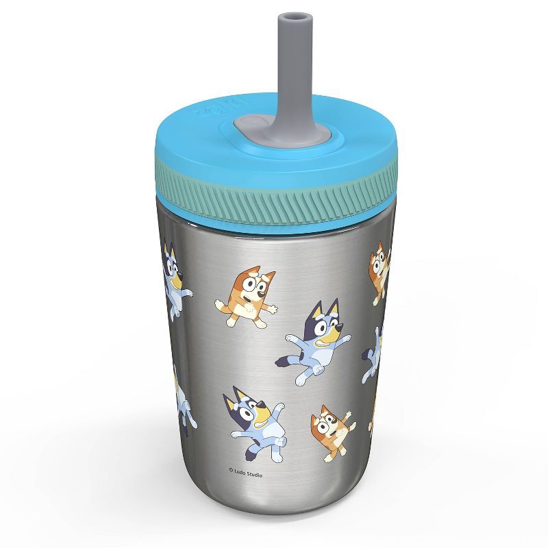 slide 2 of 6, Bluey 12oz Stainless Steel Double Wall Kelso Tumbler - Zak Designs, 12 oz