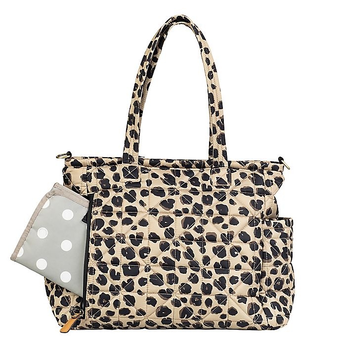 slide 3 of 5, TWELVElittle Carry Love Tote Diaper Bag - Leopard, 1 ct