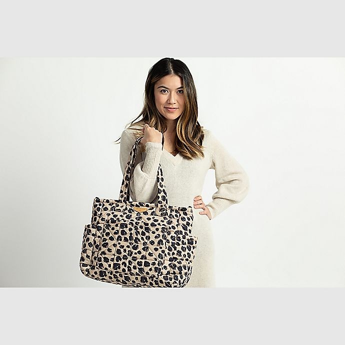 slide 5 of 5, TWELVElittle Carry Love Tote Diaper Bag - Leopard, 1 ct