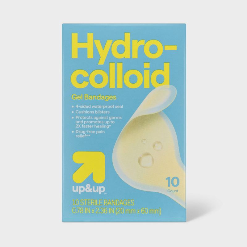 slide 1 of 4, Hydrocolloid Bandages - 10ct - up&up™, 10 ct