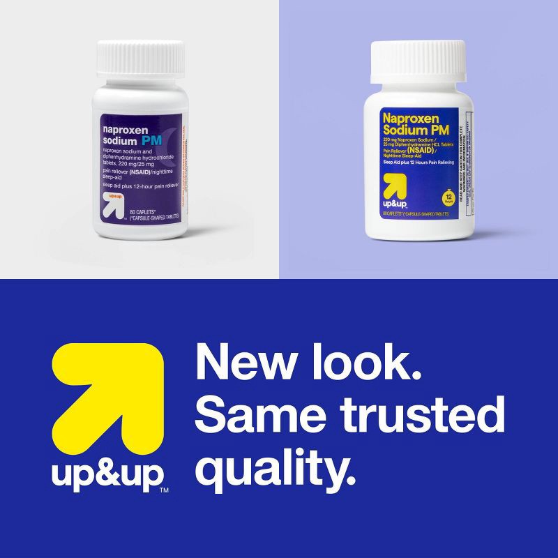 slide 5 of 5, Naproxen Tablets - 80ct - up&up™, 80 ct
