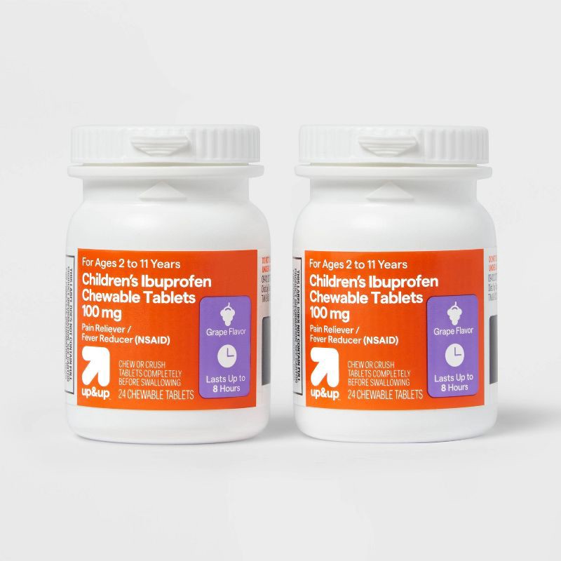slide 4 of 6, Ibuprofen Children's Chewables (NSAID) - 48ct - up&up™, 48 ct