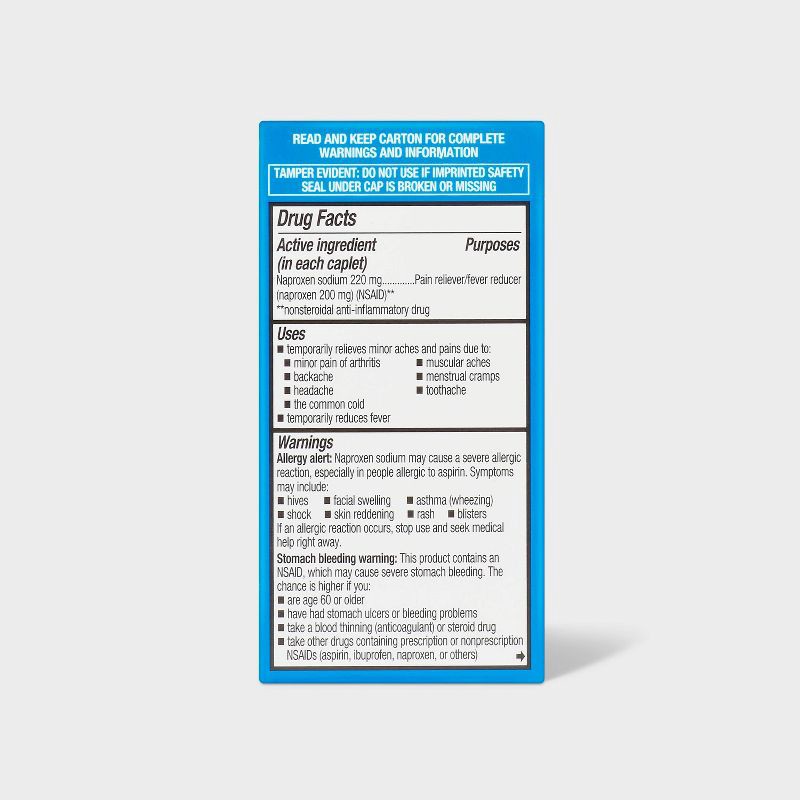 slide 3 of 4, Naproxen Tablets (NSAID) - 50ct - up&up™, 50 ct