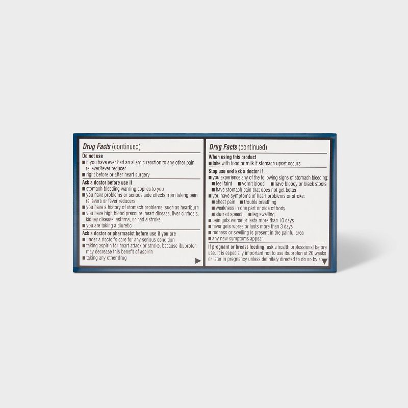 slide 3 of 6, Ibuprofen Mini Gelcaps (NSAID) - 80ct - up&up™, 80 ct