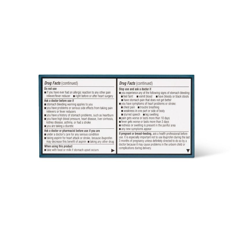 slide 4 of 6, Ibuprofen Mini Gelcaps (NSAID) - 80ct - up&up™, 80 ct