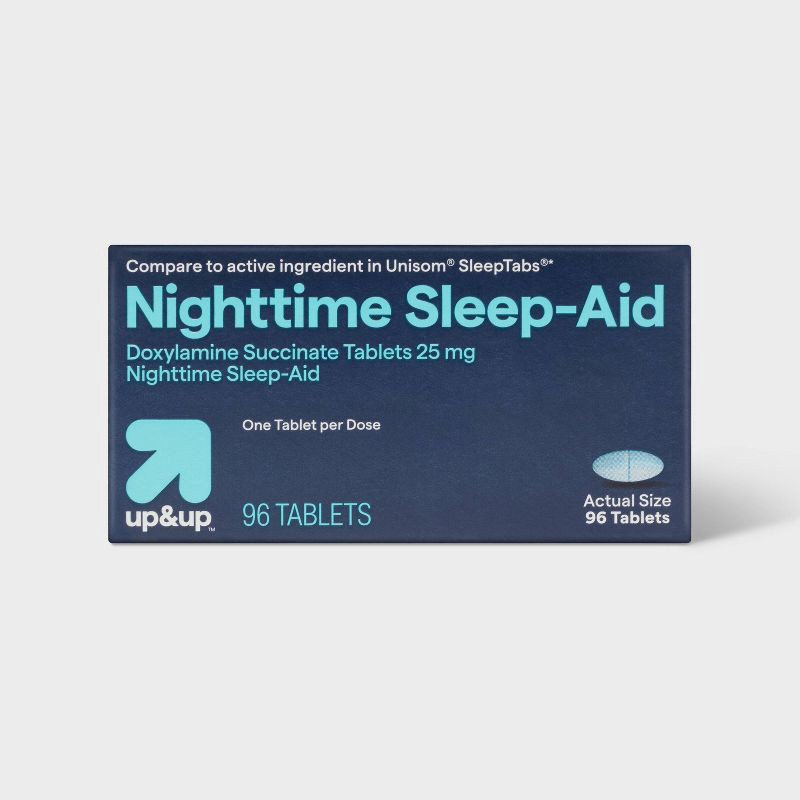 slide 1 of 4, Doxylamine Tablets - 96ct - up&up™, 96 ct