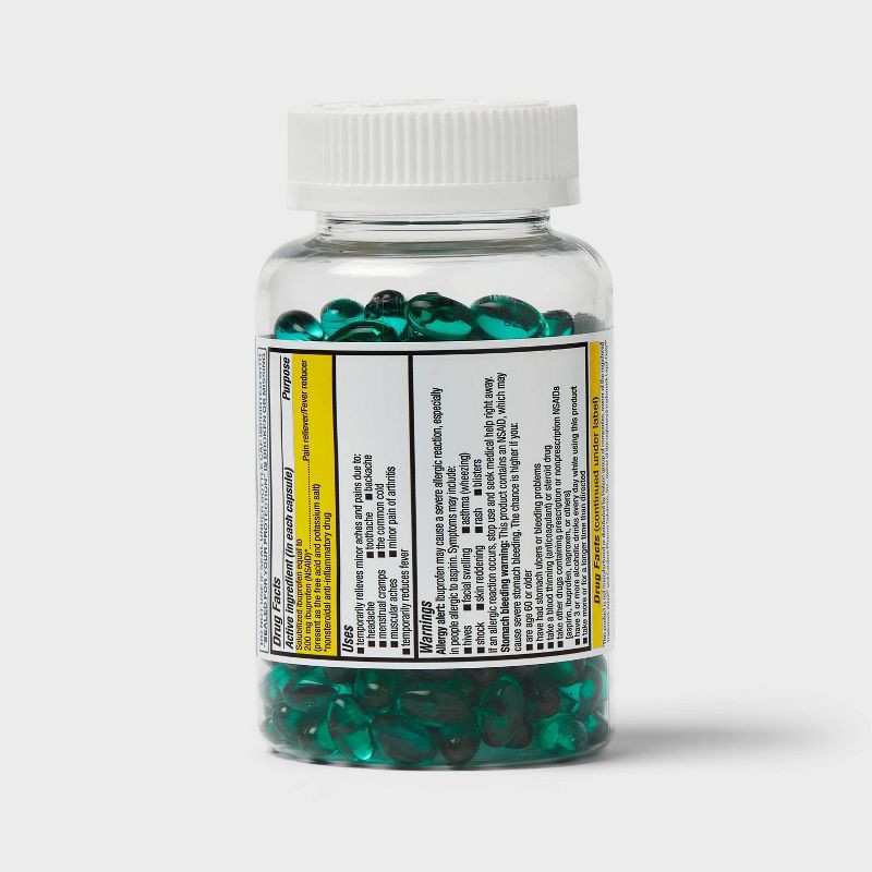 slide 3 of 3, Ibuprofen Mini Gelcaps (NSAID) - 300ct - up&up™, 300 ct