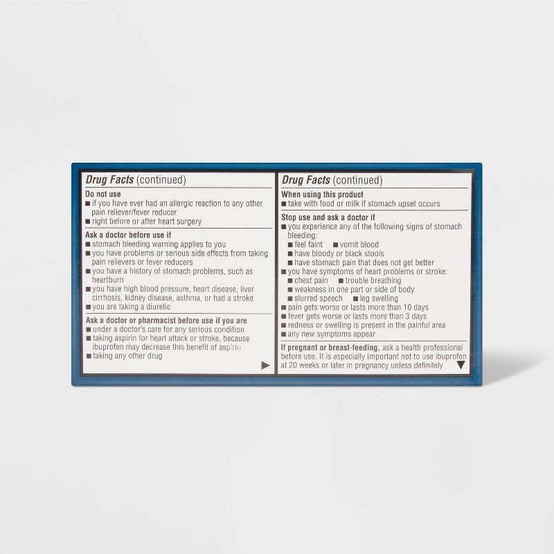 slide 3 of 5, Ibuprofen Mini Gelcaps (NSAID) - 160ct - up&up™, 160 ct