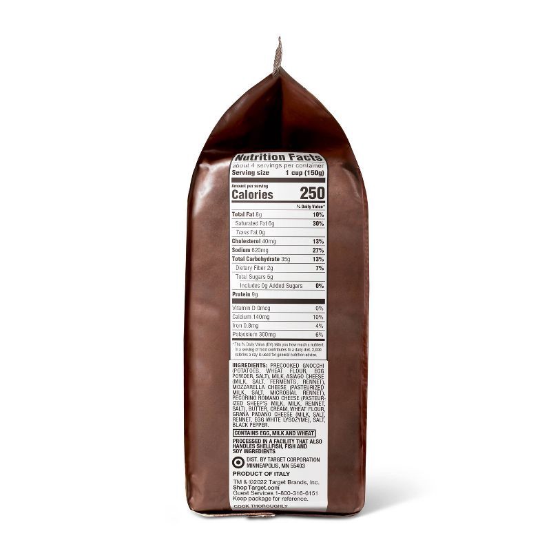 slide 3 of 3, Frozen Four Cheese Gnocchi - 22oz - Good & Gather™, 22 oz