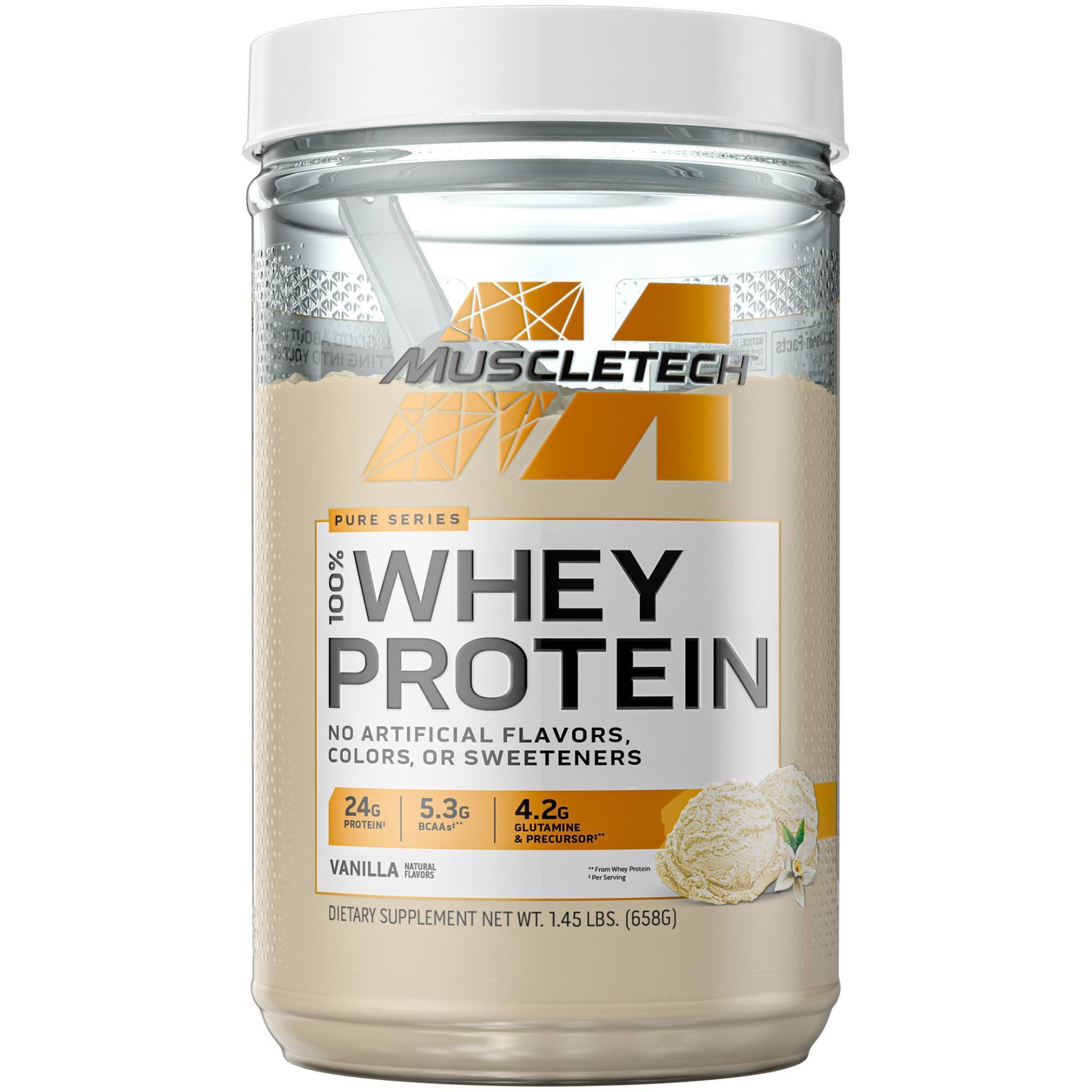 MuscleTech Pure Series 100% Whey Protein Shake - Vanilla - 23.2oz 23.2 ...