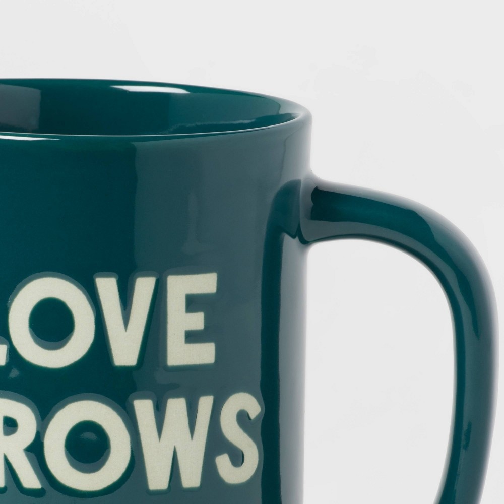 slide 3 of 3, 16oz Stoneware Love Grows Here Mug - Room Essentials, 16 oz