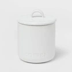 27oz Stoneware Hand Lettered Coffee Canister - Threshold™