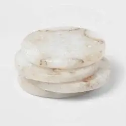 4pk Stone Salt Agate Coasters - Threshold™