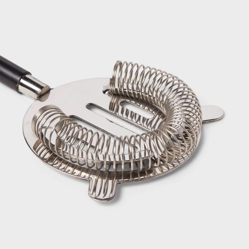 slide 3 of 3, 5pc Stainless Steel Bar Tool Set Black - Threshold™: Nonslip Base, Traditional Barware, Hand Wash, Powder-Coated Finish, 5 ct