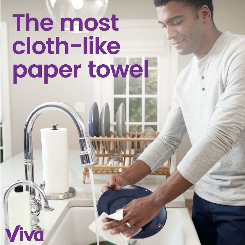 slide 5 of 10, Viva Signature Cloth Choose-A-Sheet Paper Towels - 2 Triple Rolls, 1 ct