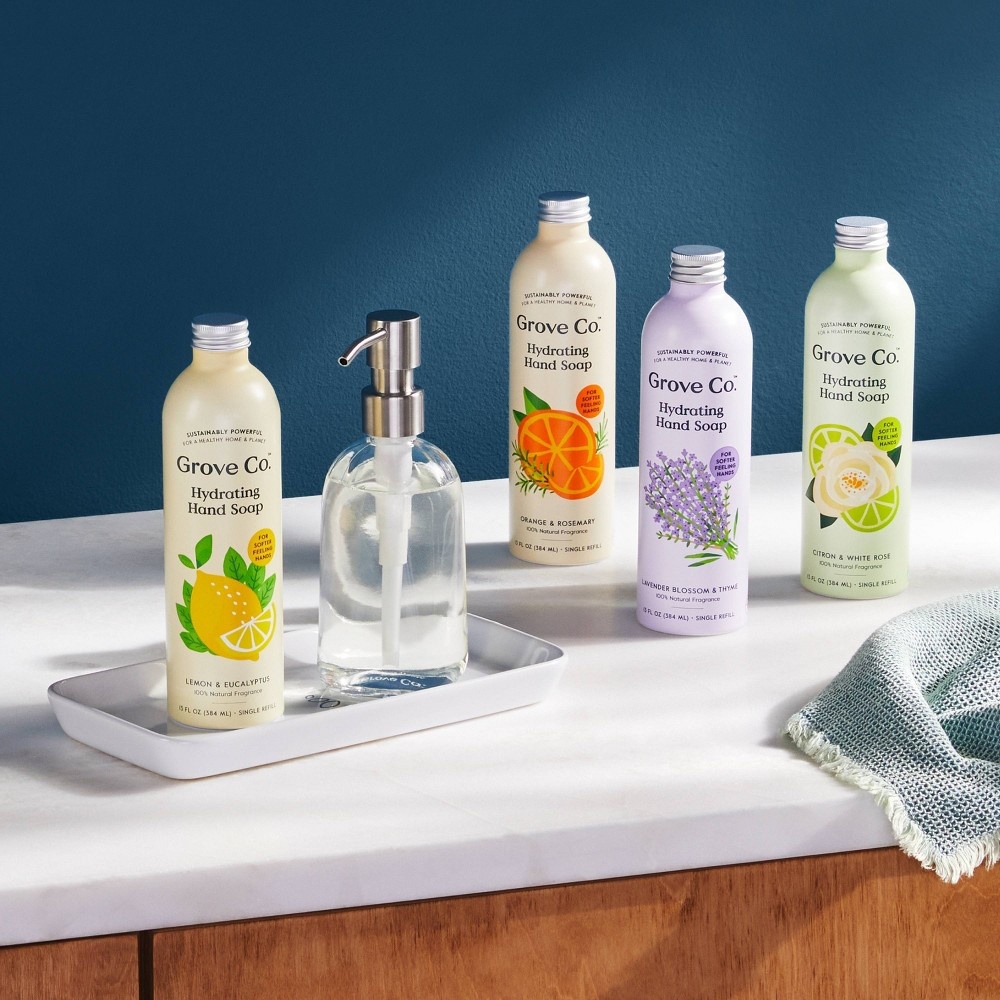 slide 8 of 8, Grove Co. Orange & Rosemary Hand Soap Refill - 24 fl oz, 24 fl oz