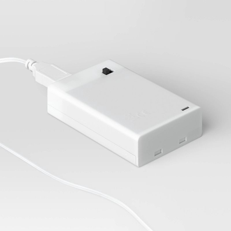 slide 5 of 5, LED Vine String Lights Warm White - Room Essentials™: USB & Battery Powered, Indoor Decor, 20 LEDs, 1 ct