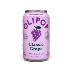 OLIPOP 9g Fiber Prebiotic Soda Classic Grape - 12 fl oz