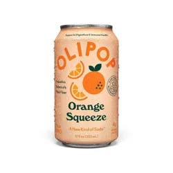 OLIPOP 9g Fiber Prebiotic Soda Orange Squeeze - 12 fl oz Can