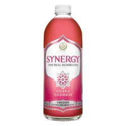 GT's Synergy The Real Kombucha, Guava Goddess - 48oz