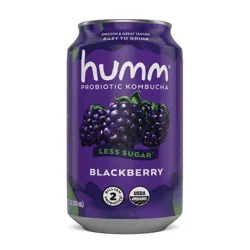 Humm Kombucha Humm Blackberry Probiotic Kombucha - 12 fl oz