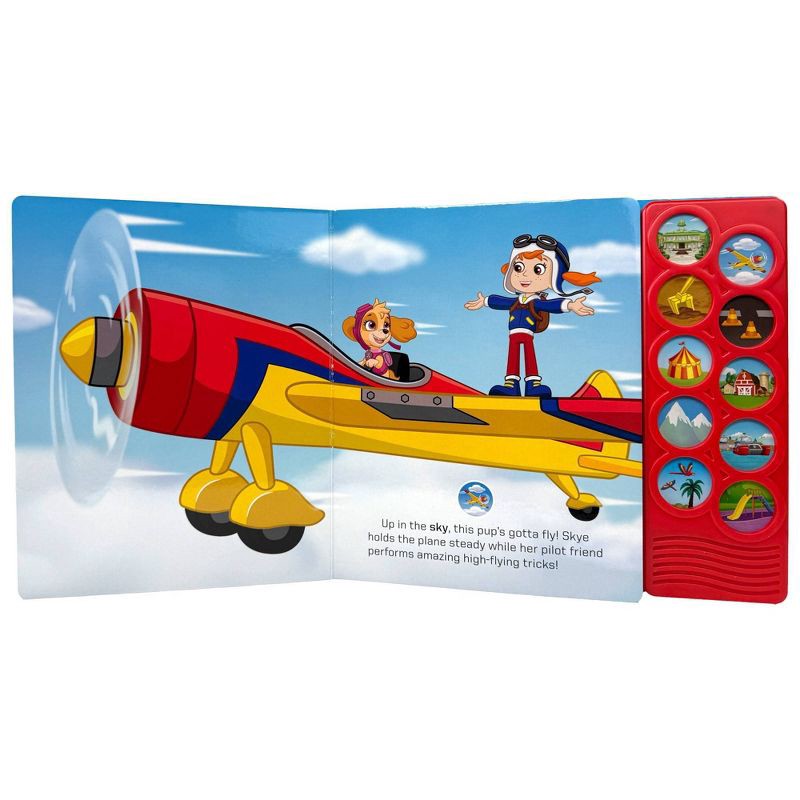 slide 2 of 5, PAW Patrol Land, Sea and Sky! - 10 Button Sound Book - Listen and Learn Board Book, 1 ct
