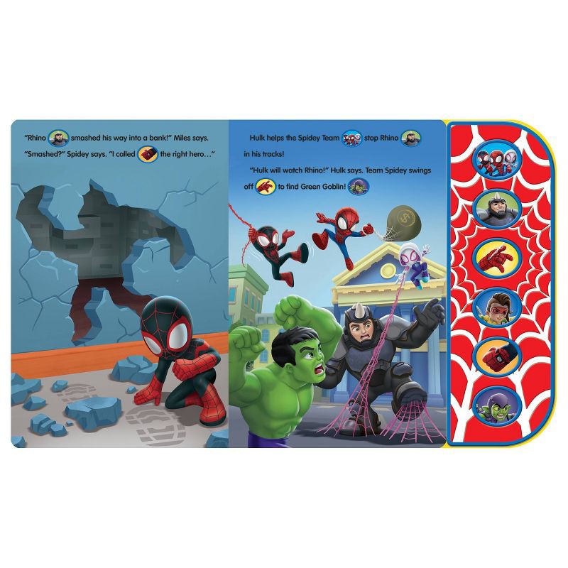slide 2 of 4, Spidey and His Amazing Friends Spidey & His Amazing Friends - Spidey to the Rescue Textured Sound Board Book - Touch & Feel Textured Sound Pad for Tactile Play, 1 ct