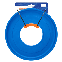slide 3 of 5, Nerf Dog Tire Flyer - Blue, 10 in