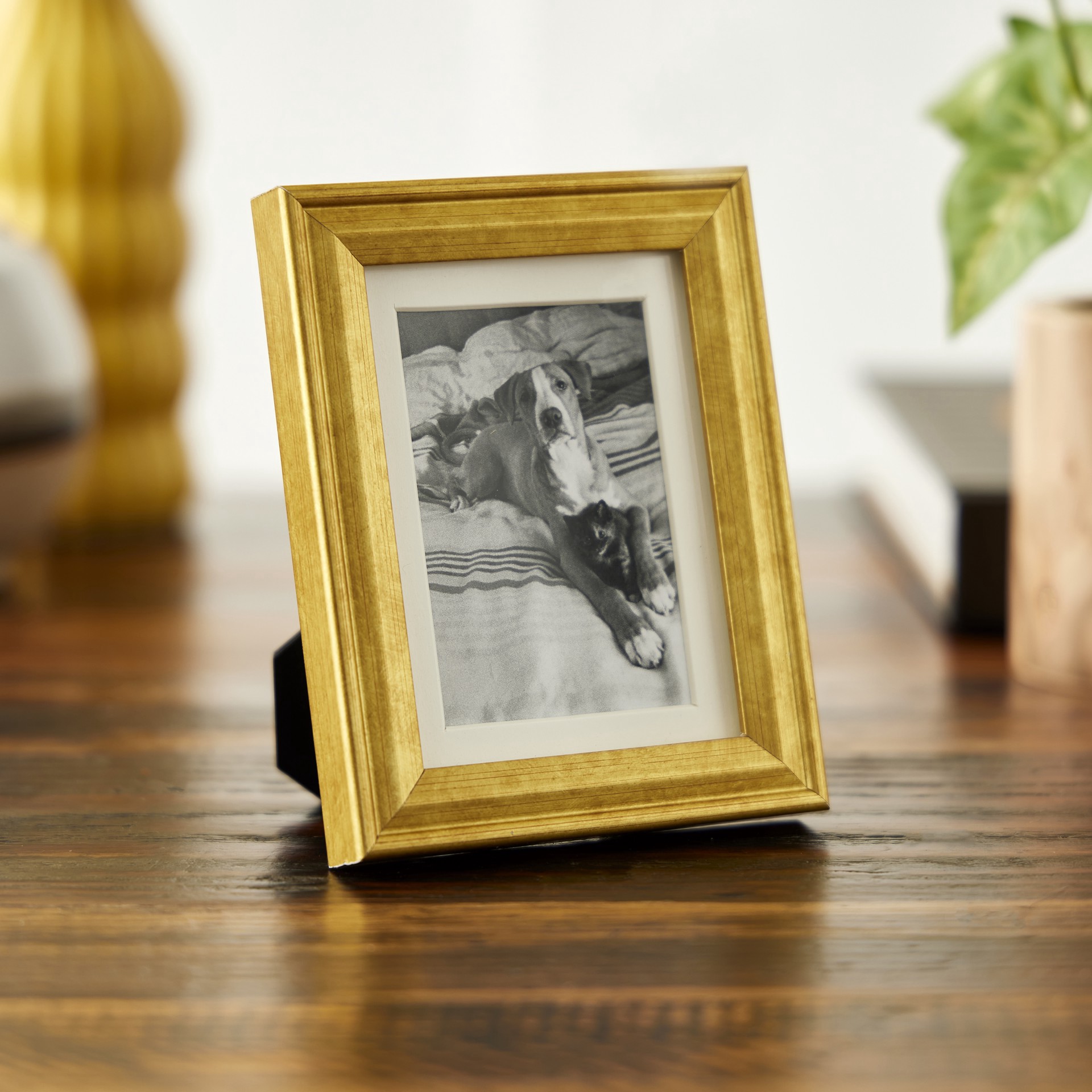 slide 3 of 3, Gold Mini Frame By Studio Decor, 2 in x 3 in