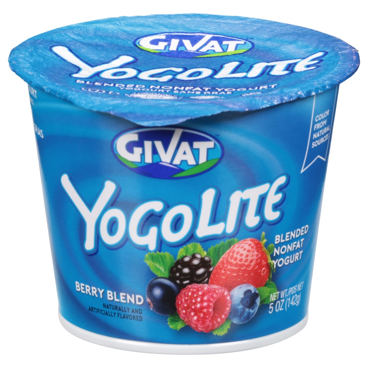 slide 9 of 14, Givat YogoLite Berry Blend Blended Nonfat Yogurt 5 oz, 5 oz