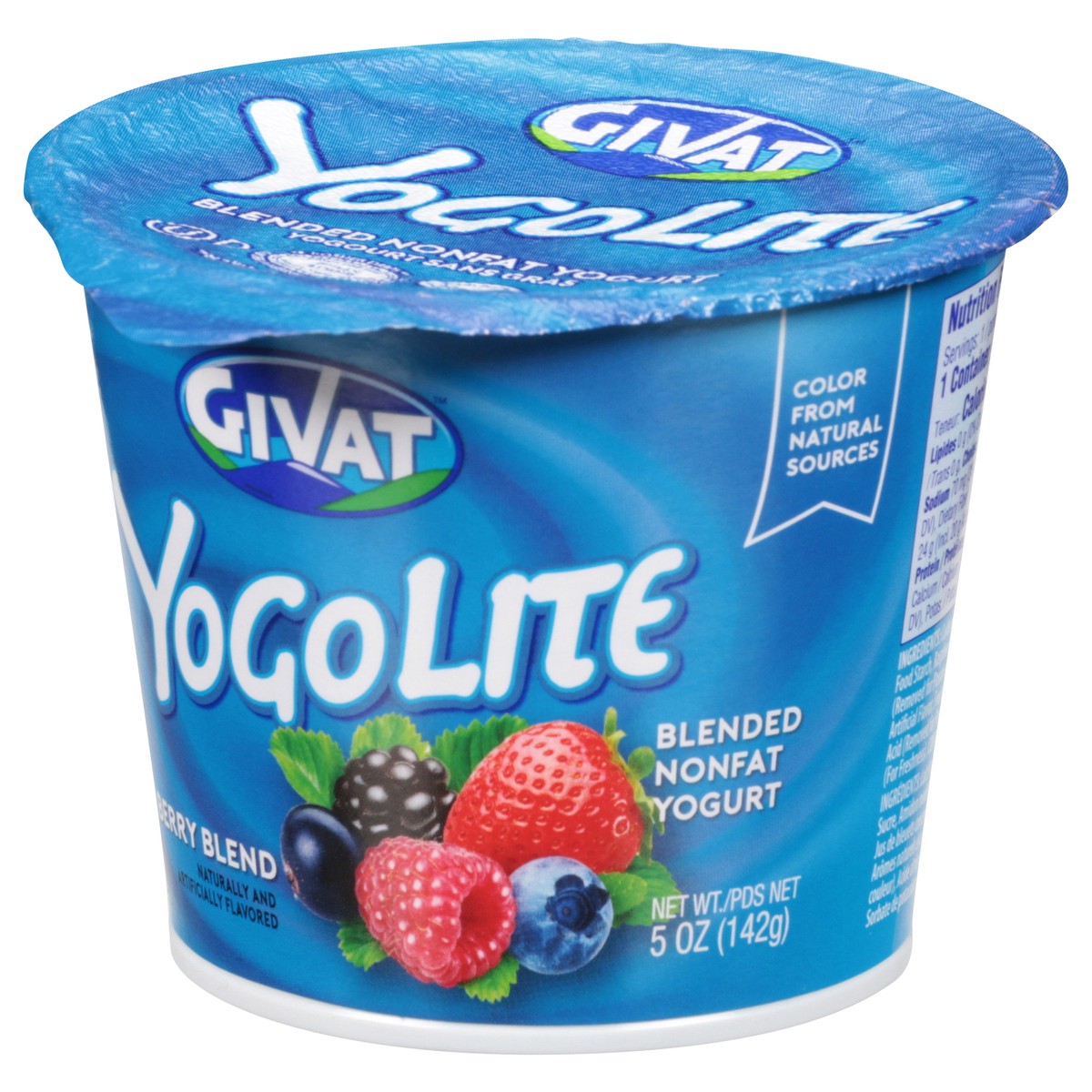 slide 2 of 14, Givat YogoLite Berry Blend Blended Nonfat Yogurt 5 oz, 5 oz