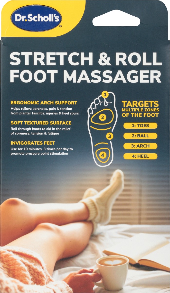 slide 10 of 11, Dr. Scholl's Stretch & Roll Foot Massager 1 ea, 1 ct