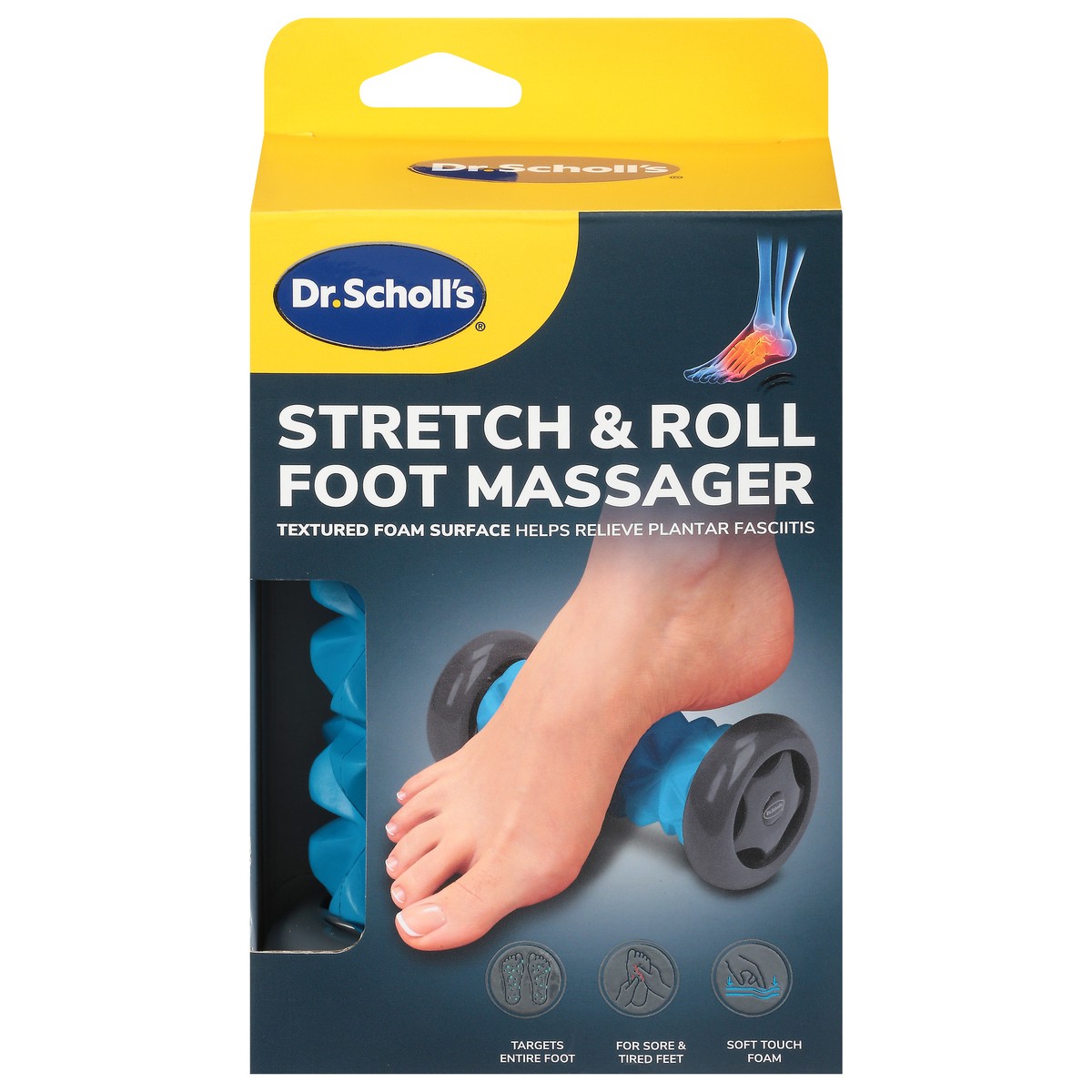 slide 8 of 11, Dr. Scholl's Stretch & Roll Foot Massager 1 ea, 1 ct