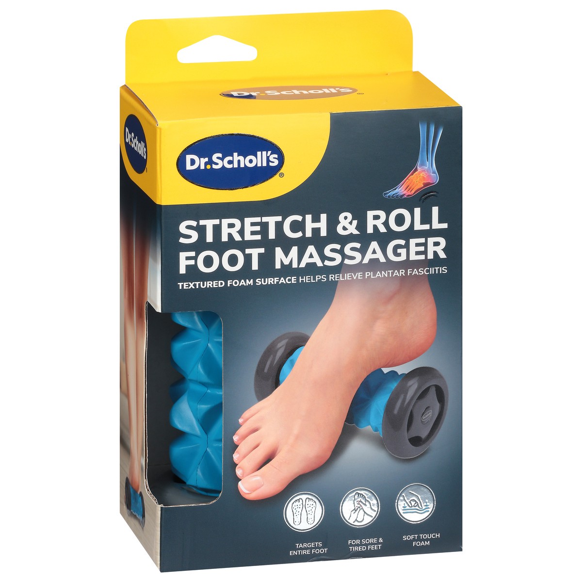 slide 5 of 11, Dr. Scholl's Stretch & Roll Foot Massager 1 ea, 1 ct