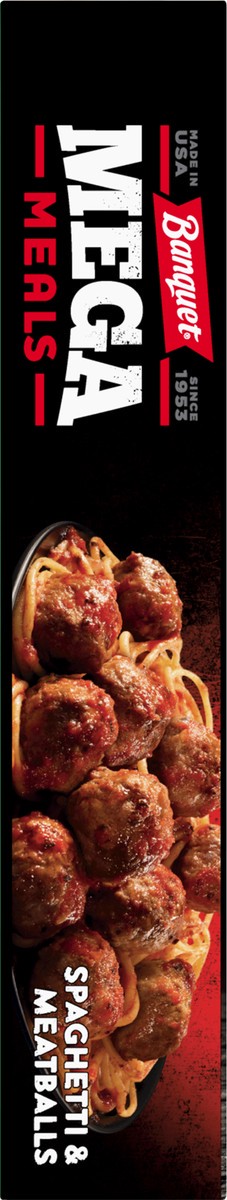 slide 7 of 12, Banquet Mega Meals Spaghetti and Meatballs Frozen Dinner, 14.8 Ounce, 14.8 oz