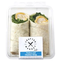 Crafted Market by Meijer Turkey & Cheddar Wrap, 8.79 oz