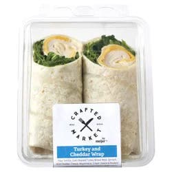Crafted Market by Meijer Turkey & Cheddar Wrap, 8.79 oz