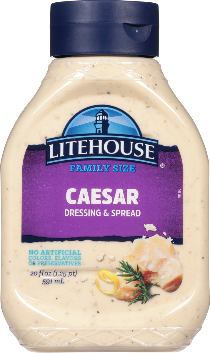 slide 7 of 9, Litehouse Caesar Dressing & Dip, 20 fl oz, 20 fl oz